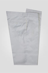 Roy White Jacquard Double-Breasted Shawl Lapel Men's Suits for Wedding