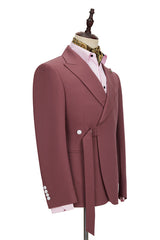 Modern Formal Blazer Peaked Lapel for Men Wedding