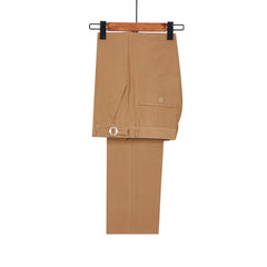 New Arrival Khaki One-Button Sparkle Shawl Lapel Men's Suits