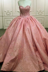 Lilac Princess Sparkly Sweetheart Ball Gown with Long Sequins for Quinceanera