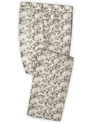 Handsome Flower Printed Two-Piece Casual Prom Outfits for Guys