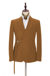 David Stylish Peaked Lapel Two-Piece Prom Attire for Guys