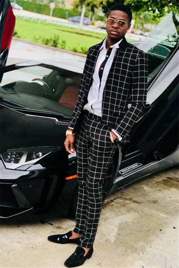 Stylish Black Wedding Suits for Groom and Groomsmen Marriage Suit