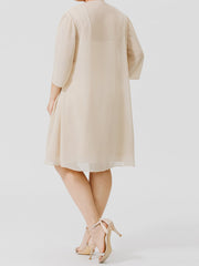 Mother of the Bride Princess A-Line Dress with Jacket
