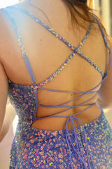 Sparkly Dark Green Sequins Lace-Up Back Tight Short Homecoming Dress/Mini Dress