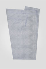 Braiden Silver Shawl Lapel Jacquard Double-Breasted Wedding Suits