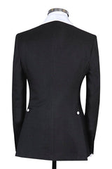 Newest Beach Wedding Suits with Black Shawl Lapel for Groom