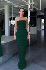 Amazing Sky Blue Mermaid Formal Dress Sleeveless With Appliques