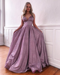 Sequins Spaghetti-Straps Evening Dress