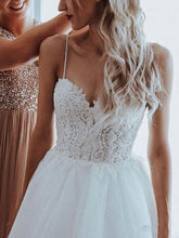 Beaded Sweetheart Tulle Ball Gown Wedding Dress with Sweep Train