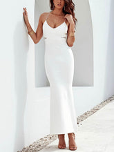 Lace Bridesmaid Dresses - Sheath/Column V-neck Stretch Crepe Ankle-length