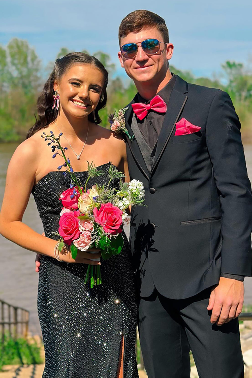 Mermaid Prom Dress in Blue Strapless Design