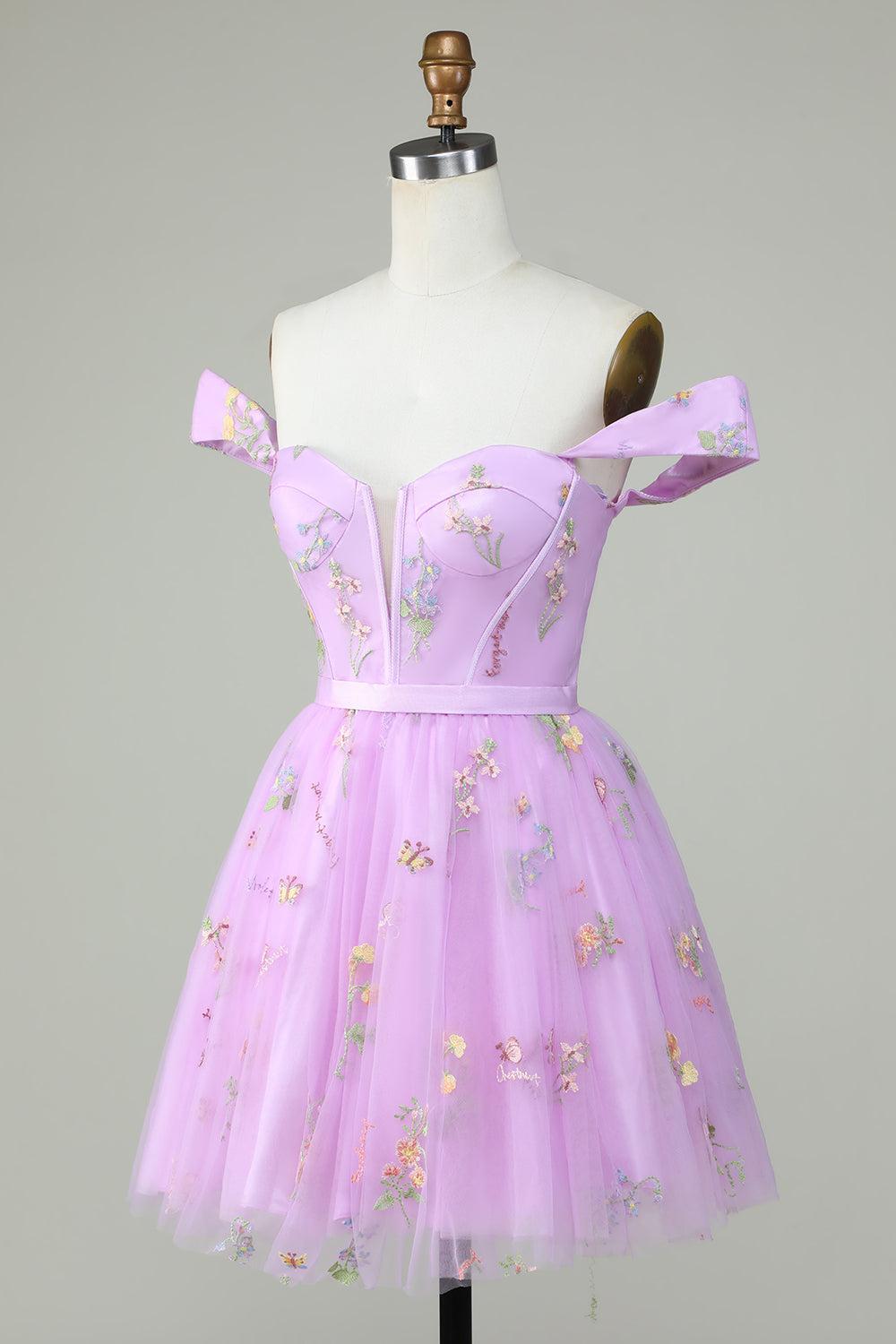 Champagne Cute A Line Sweetheart Short Homecoming Dress/Mini Dress