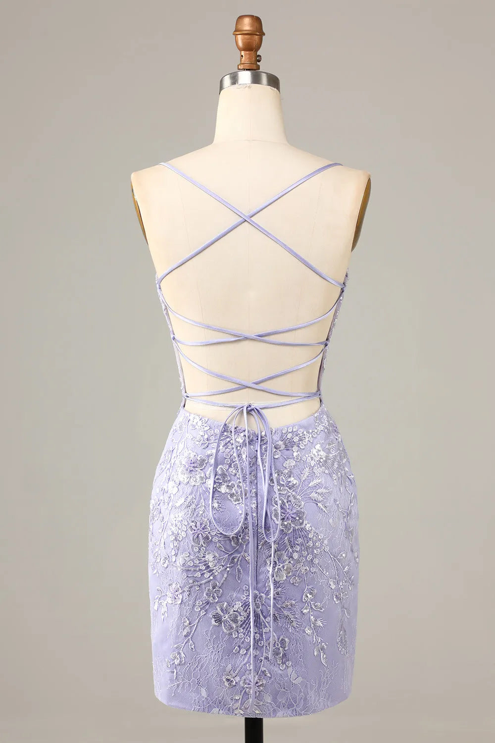 Sparkly Blue Corset Floral Tight Short Homecoming Dress/Mini Dress
