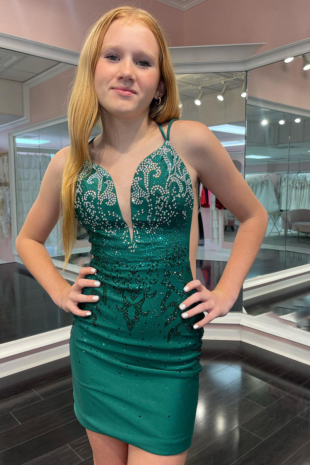 Sparkly Grey Sequined Satin Tight Short Homecoming Dress/Mini Dress