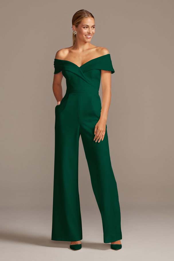 Graceful White Off-the-Shoulder Sleeveless Strapless Long Jump Suit