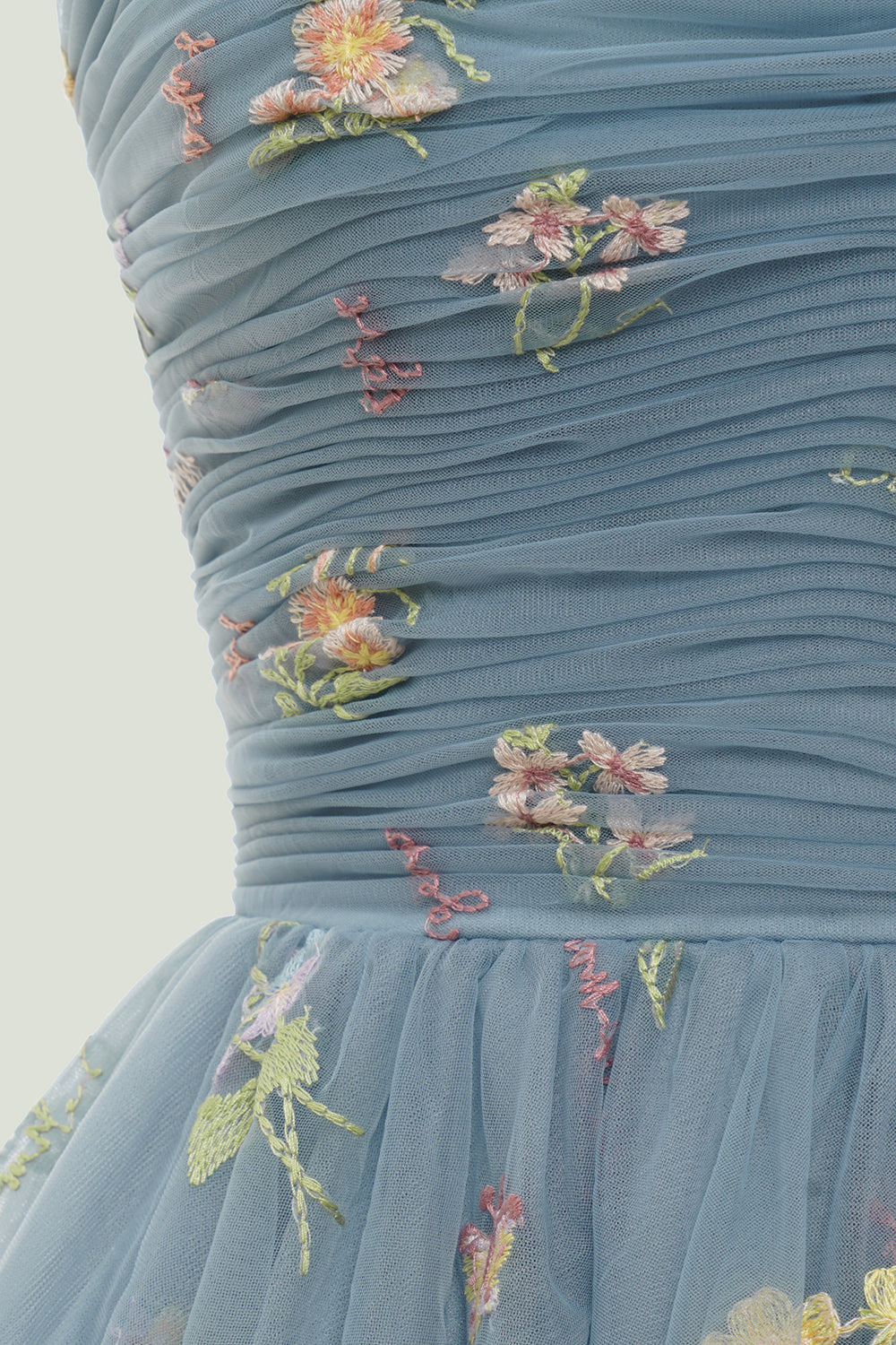 Champagne A-Line Embroidery Short Homecoming Dress/Mini Dress