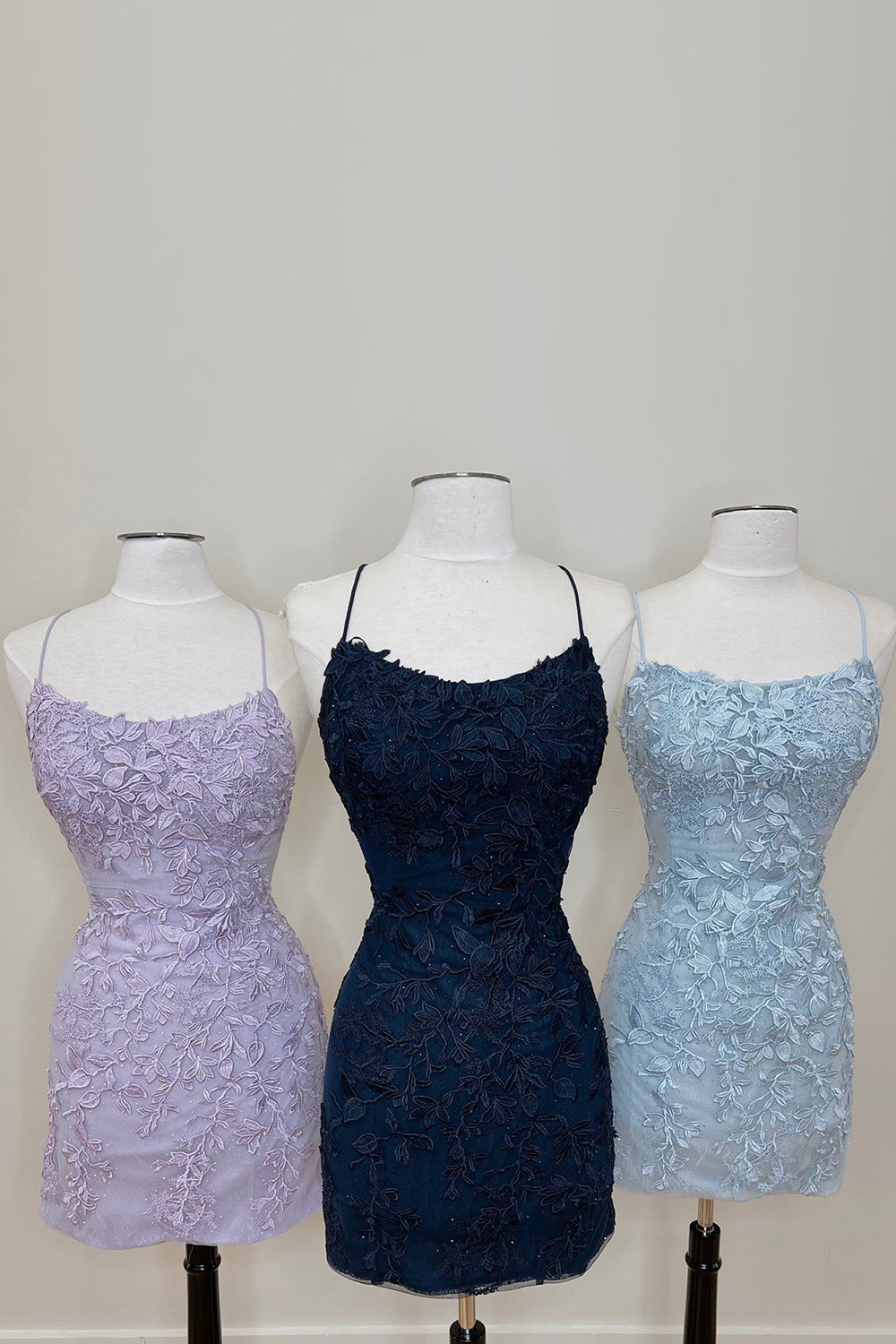 Sky Blue Short Tight Homecoming Dress/Mini Dress with Lace Beading