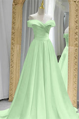 Gorgeous Sweetheart White Off-The-Shoulder Evening Dress A-Line With Lace-Up