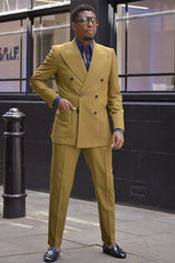 New Arrival Best-Fitted Double-Breasted Homecoming Suits with Peaked Lapel