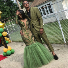 Elegant Lime Green Bespoke Party Prom Casual Suit for Guy with Two Pieces