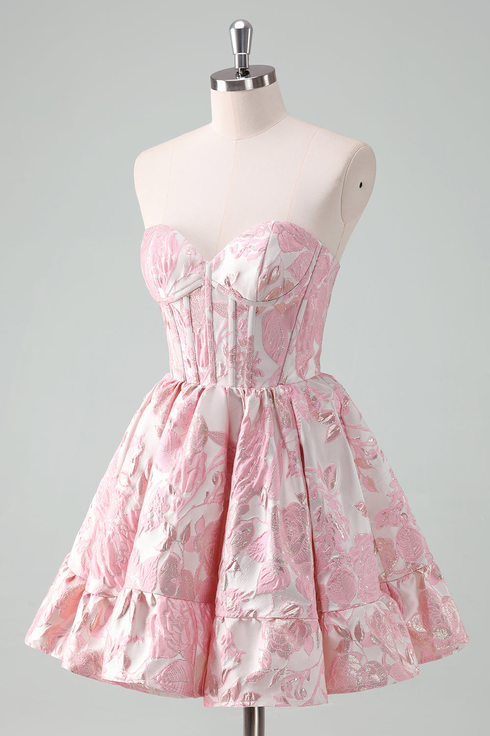 Blue Corset Sweetheart A Line Short Homecoming Dress/Mini Dress
