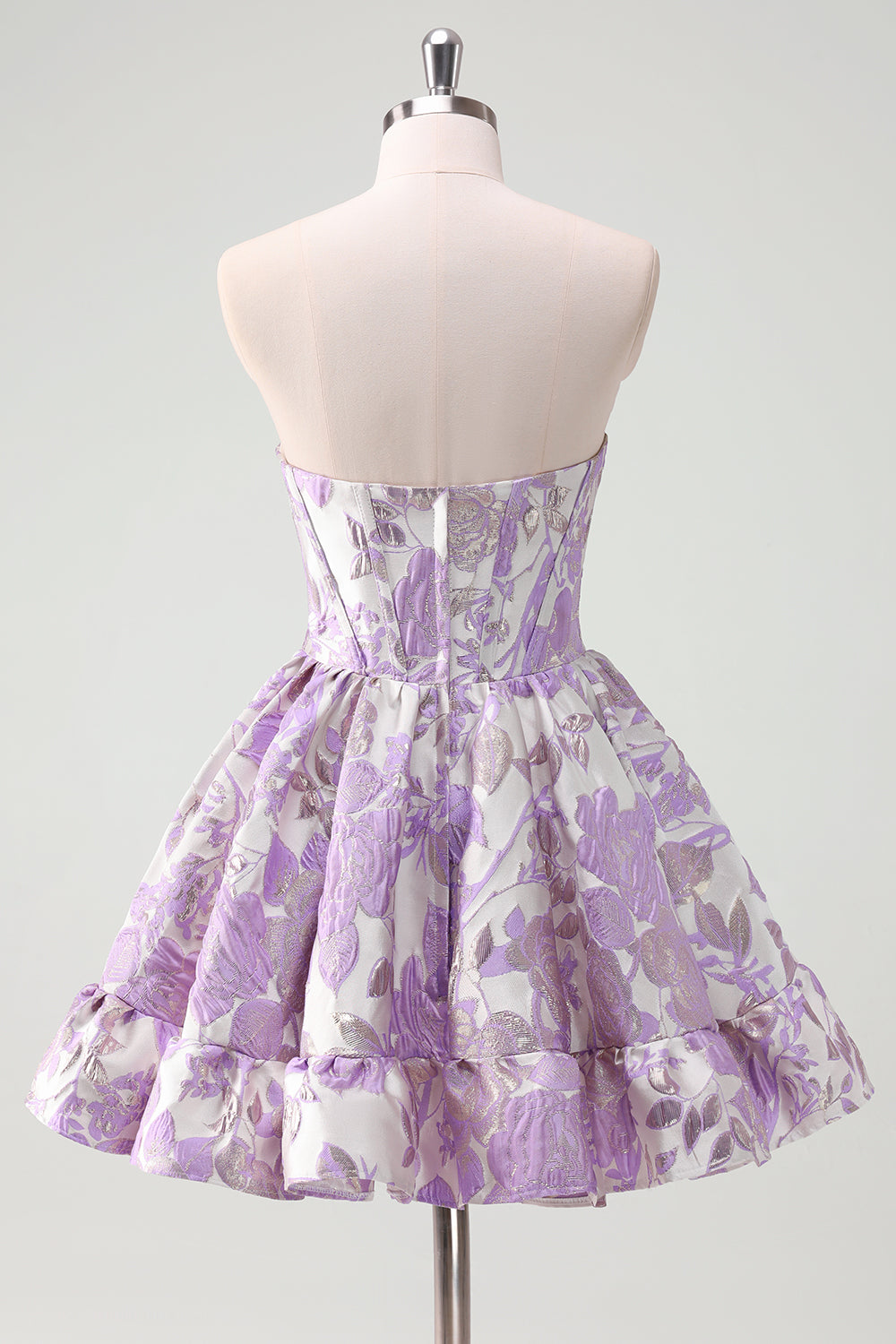 Blue Corset A Line Short Homecoming Dress/Mini Dress