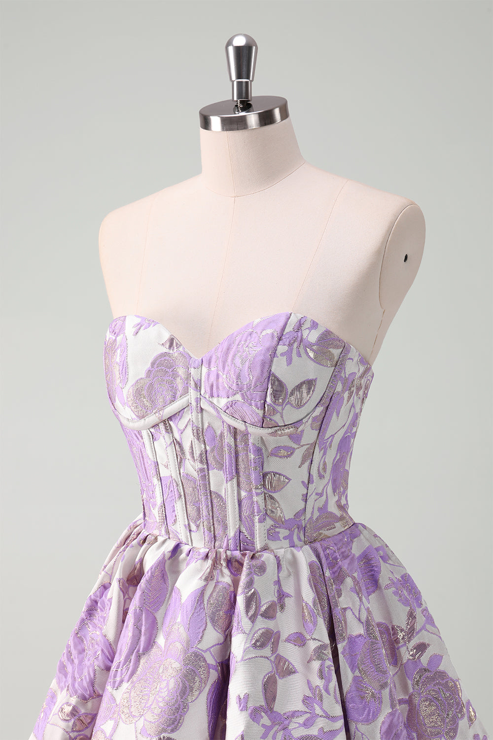 Blue Corset A Line Short Homecoming Dress/Mini Dress
