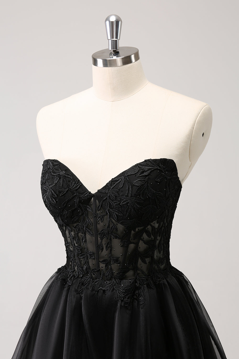Cute Pink Strapless Corset A Line Tiered Short Homecoming Dress/Mini Dress