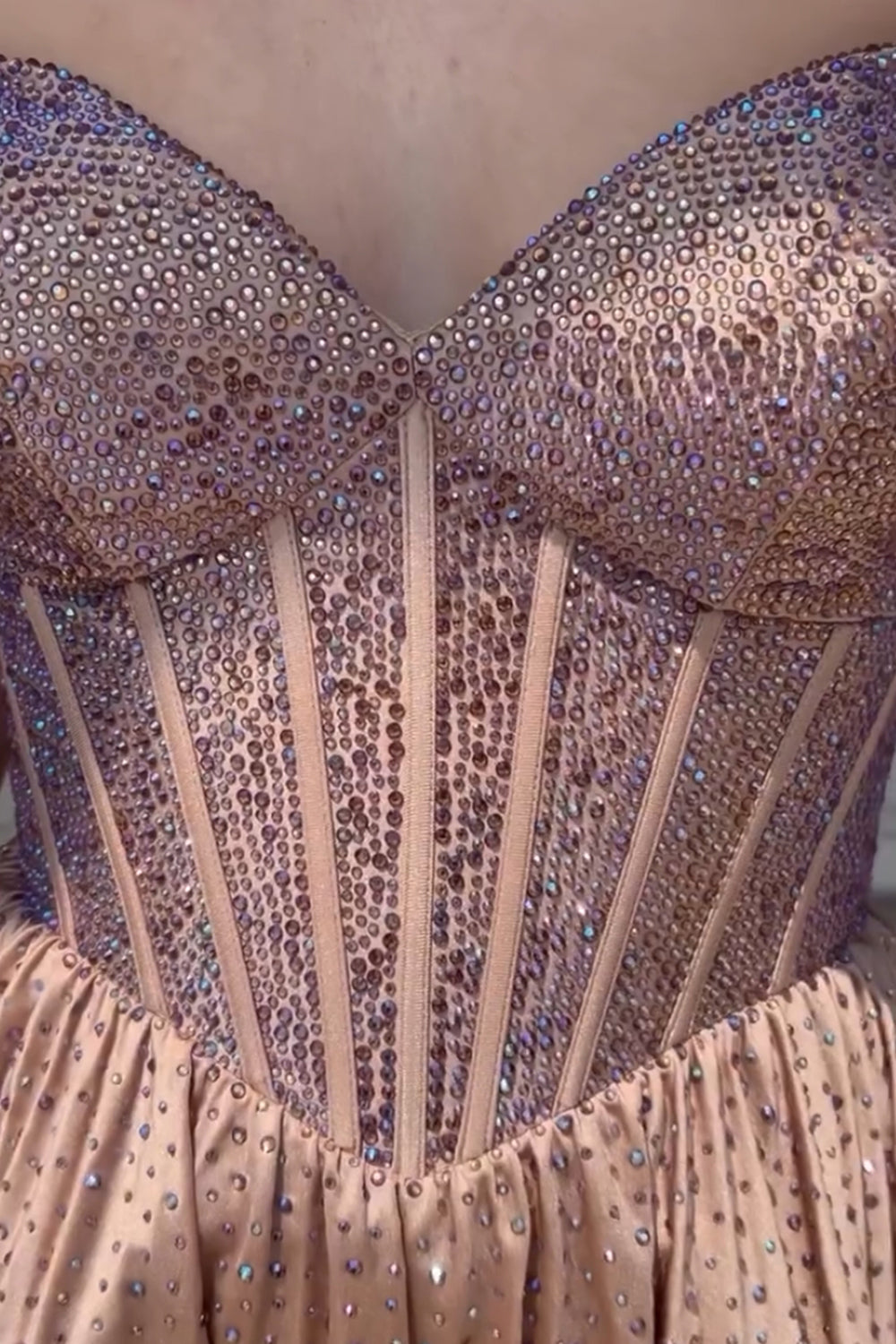 Sparkly Blue Beaded Corset A Line Short Homecoming Dress/Mini Dress