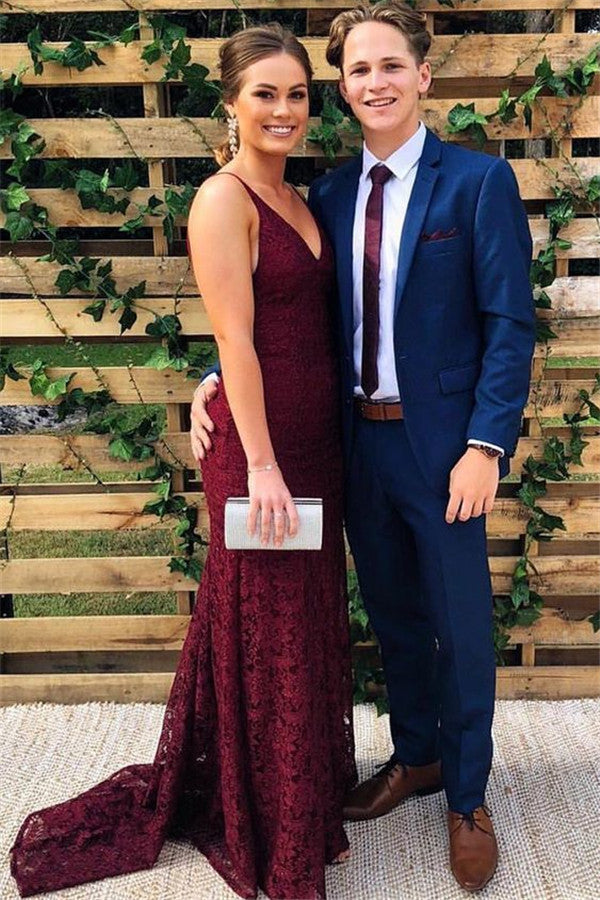 New Arrival Navy Blue Notch Lapel Formal Dinner Prom Suit for Man