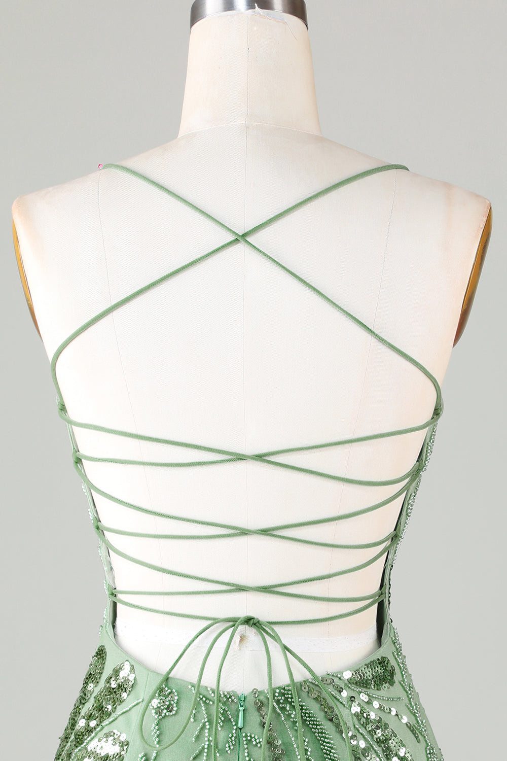 Glitter Green Sequins Tight Beaded Short Homecoming Dress/Mini Dress