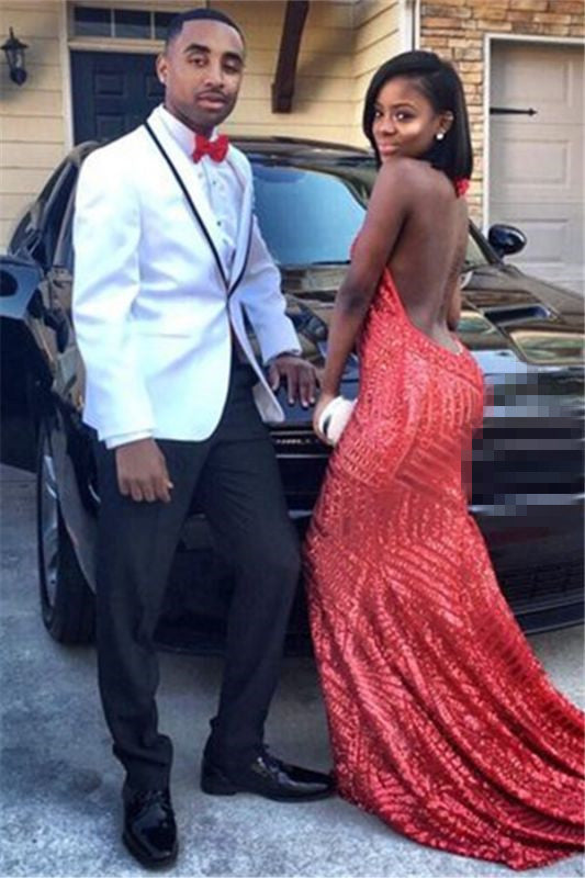 Newest White Men's Wearhouse Shawl Lapel One-Button Wedding Suits