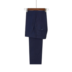 Latest Design Navy Blue Best Fitted Dylan Three-Piece Sparkle Men's Suits
