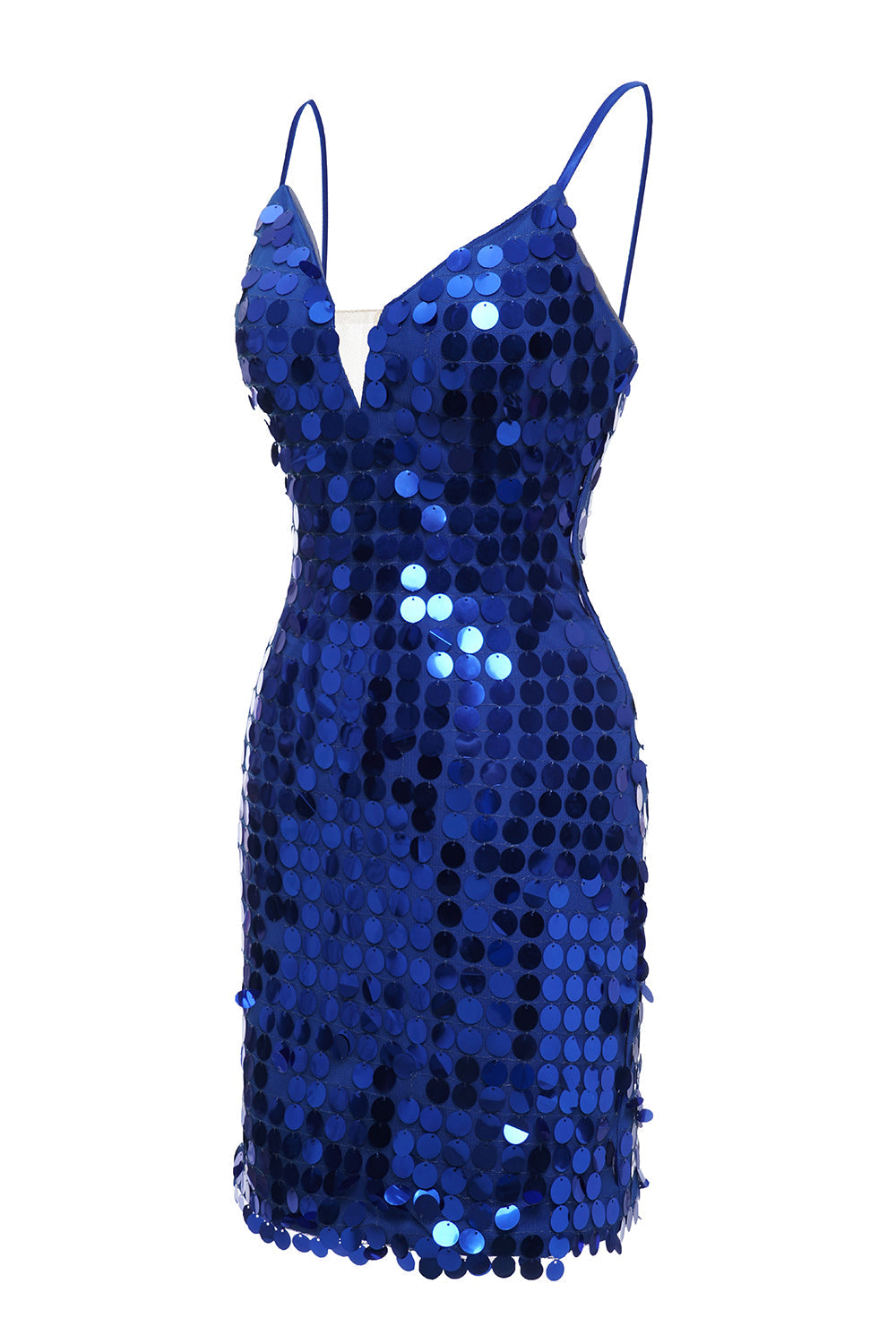 Royal Blue Sparkly Sequins Tight Short Homecoming Dress/Mini Dress