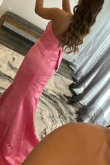 Sweetheart Neck Mermaid Prom Dress in Rose Pink