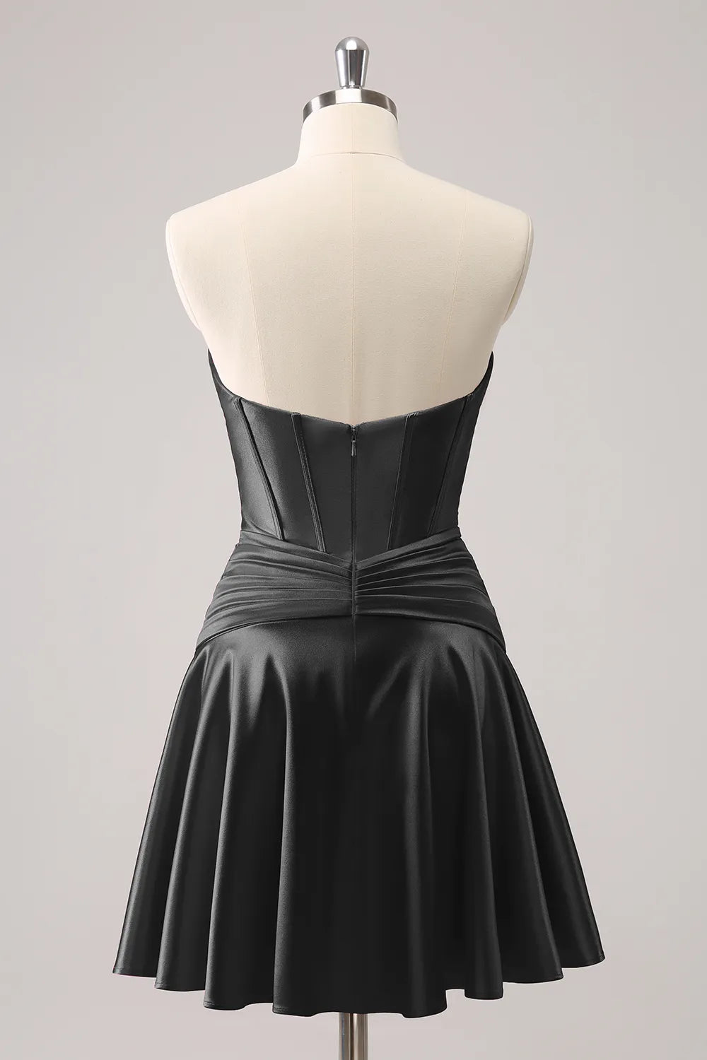 Fuchsia Sweetheart Corset A Line Short Homecoming Dress/Mini Dress