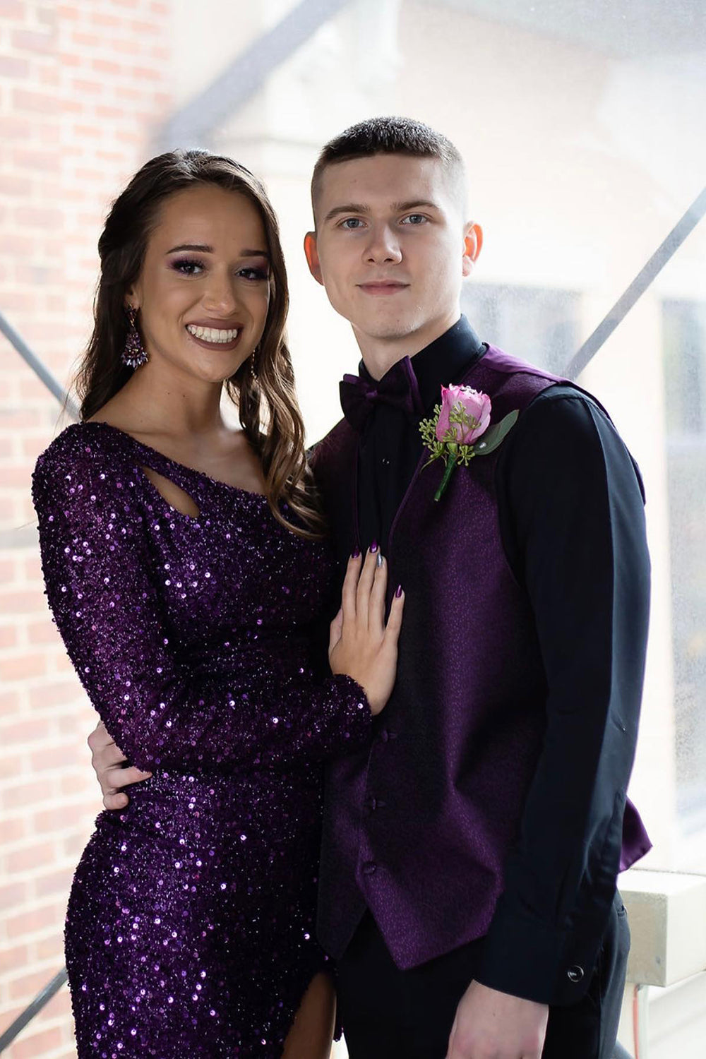 Sparkly Black Sequins One Shoulder One Sleeve Keyhole Tight Short Homecoming Dress/Mini Dress