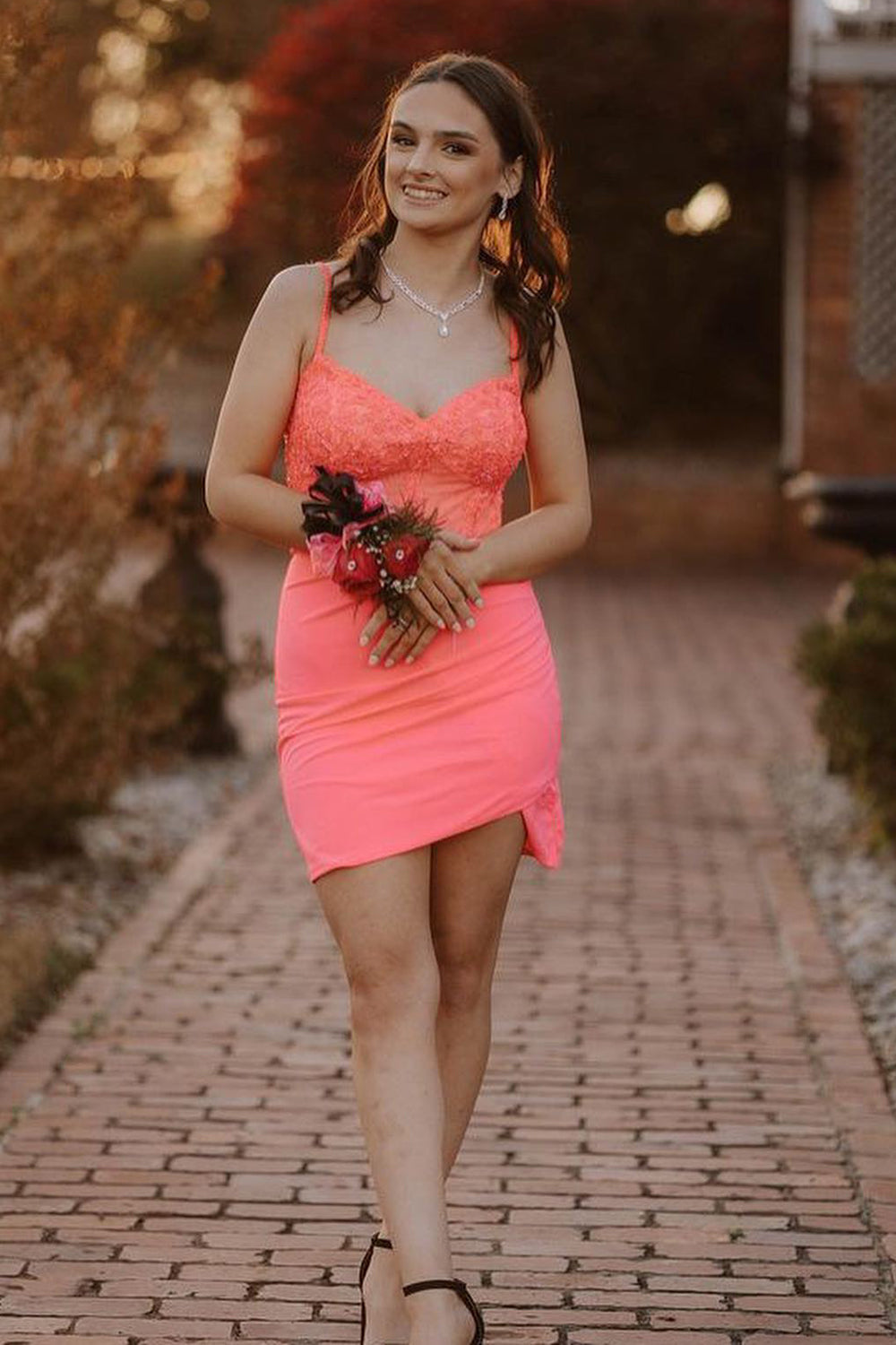 Sparkly Black Corset Satin Tight Short Homecoming Dress/Mini Dress with Sequins
