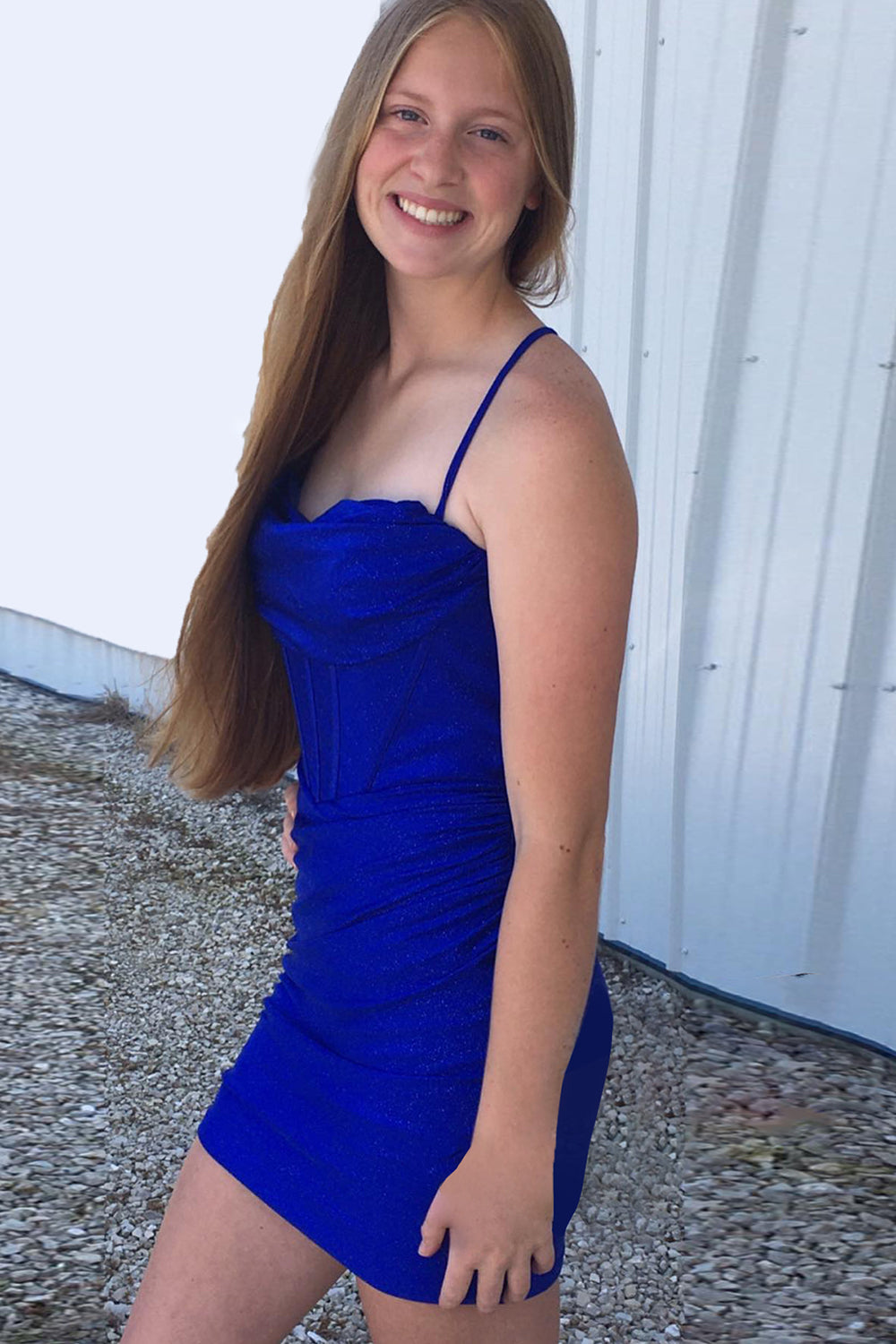 Simple Black Corset Tight Short Homecoming Dress/Mini Dress
