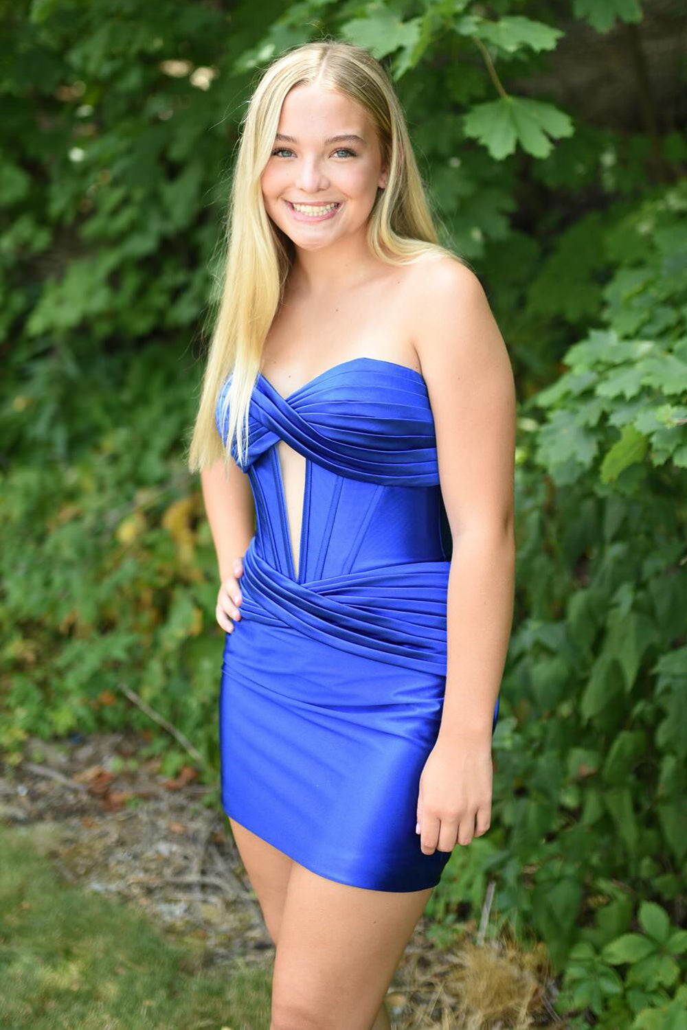 Dark Green Sweetheart Corset Tight Short Homecoming Dress/Mini Dress