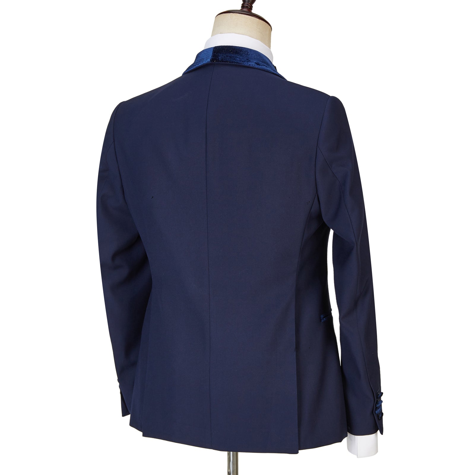 Latest Design Navy Blue Best Fitted Dylan Three-Piece Sparkle Men's Suits