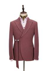 Modern Formal Blazer Peaked Lapel for Men Wedding