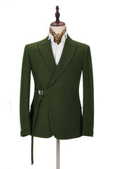 Classic New Arrival Peaked Lapel Custom Business Prom Suit for Guys
