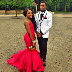 Classic White Ethan Notched Lapel One-Button Business Formal Prom Suit