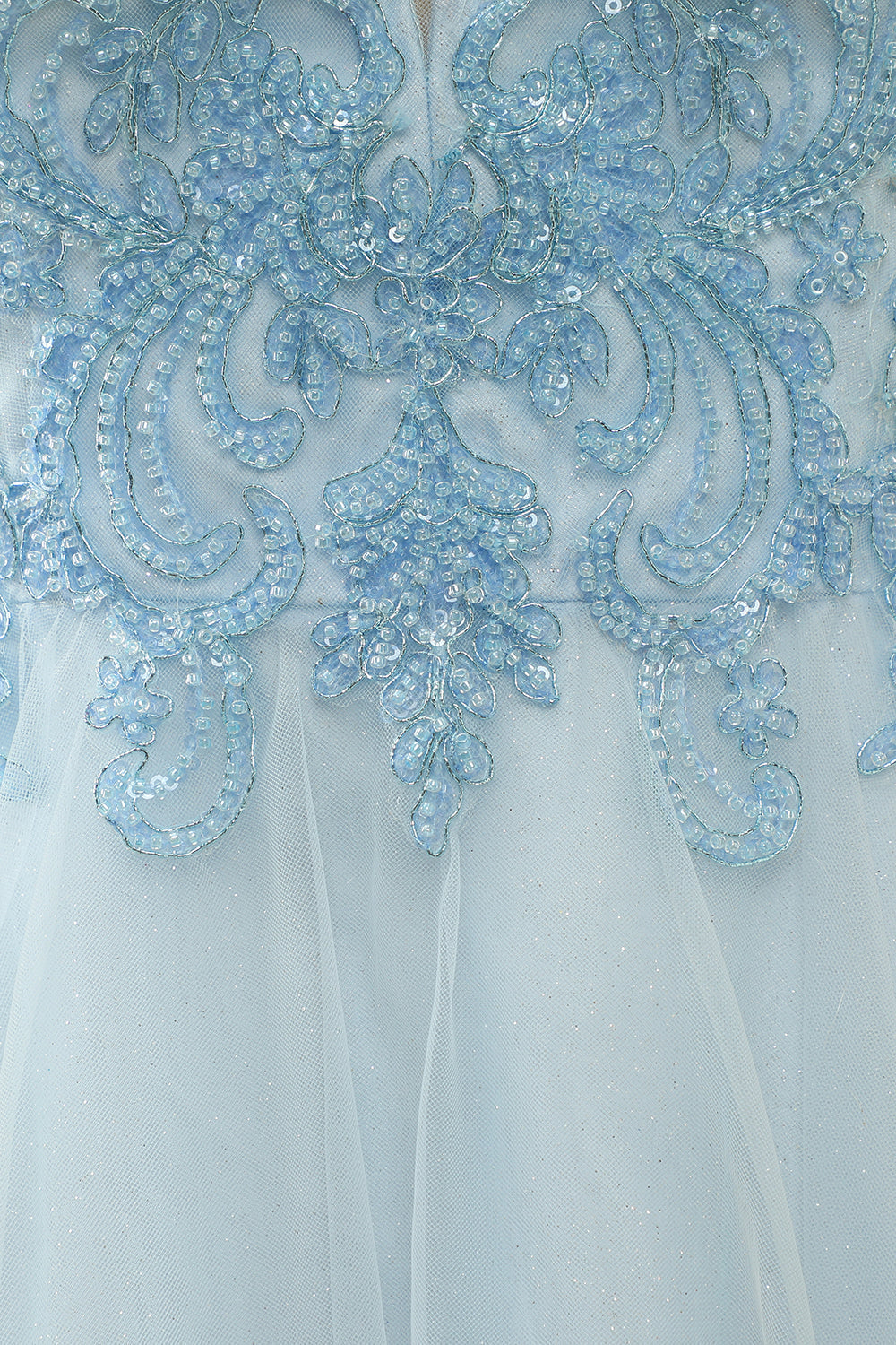 Blue A-line Cute Homecoming Dress/Mini Dress with Appliques