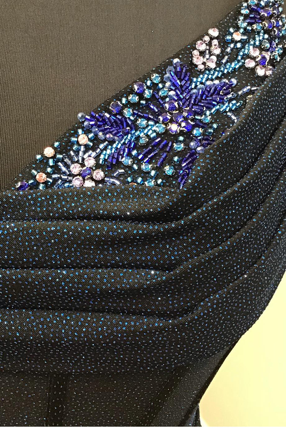 Sparkly Navy Beaded Corset Tight Short Homecoming Dress/Mini Dress