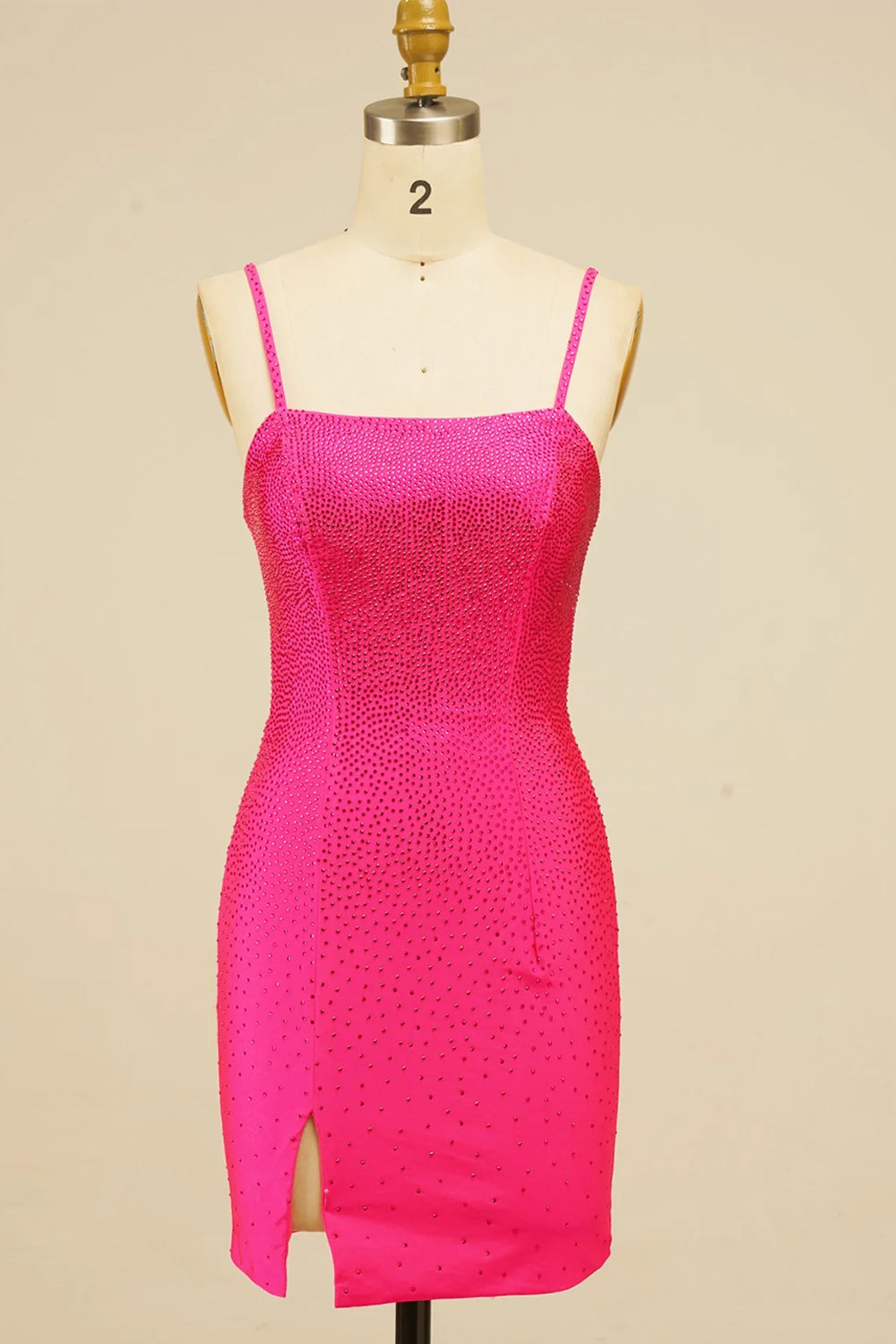Red Sequins Lace-Up Tight Short Homecoming Dress/Mini Dress