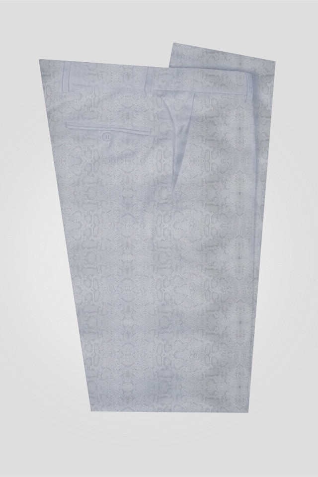 Braiden Silver Shawl Lapel Jacquard Double-Breasted Wedding Suits