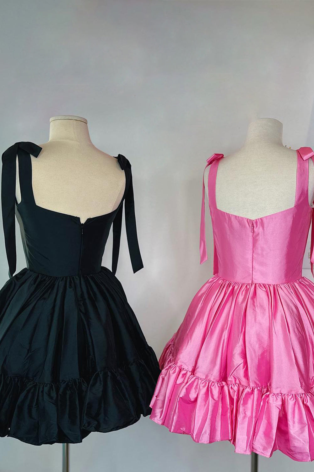 Simple Pink Corset A-Line Ruched Short Homecoming Dress/Mini Dress